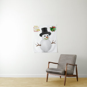 Teppiche Schneemann Wandteppich