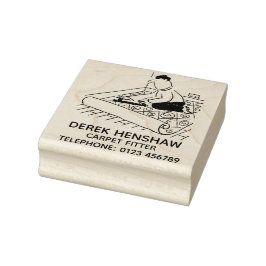 Teppichmatter mit Teppichboden Gummistempel