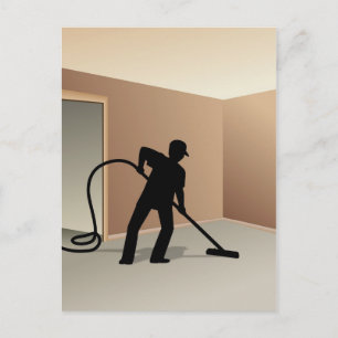 Teppichreinigung Postkarte