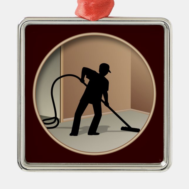 Teppichreinigung Silbernes Ornament (Vorne)
