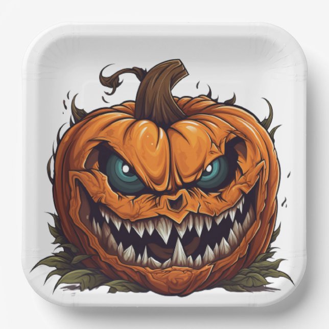 Teppichteller The Magic Within the Pumpkin Pappteller (Vorderseite)