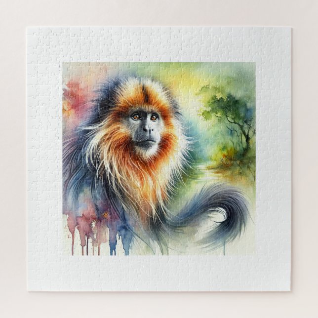 Tepui Monkey 130924AREF148 - Watercolor Puzzle (Vertikal)