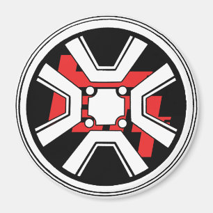 TEQ Eisenkreuz-Rad Magnet