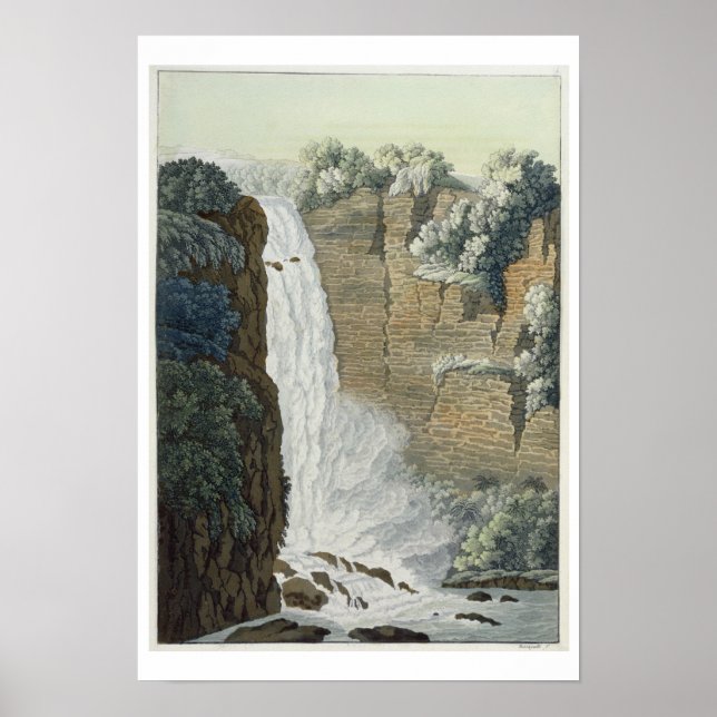 Tequendama Wasserfall am Bogota-Fluss, Kolumbien Poster (Vorne)