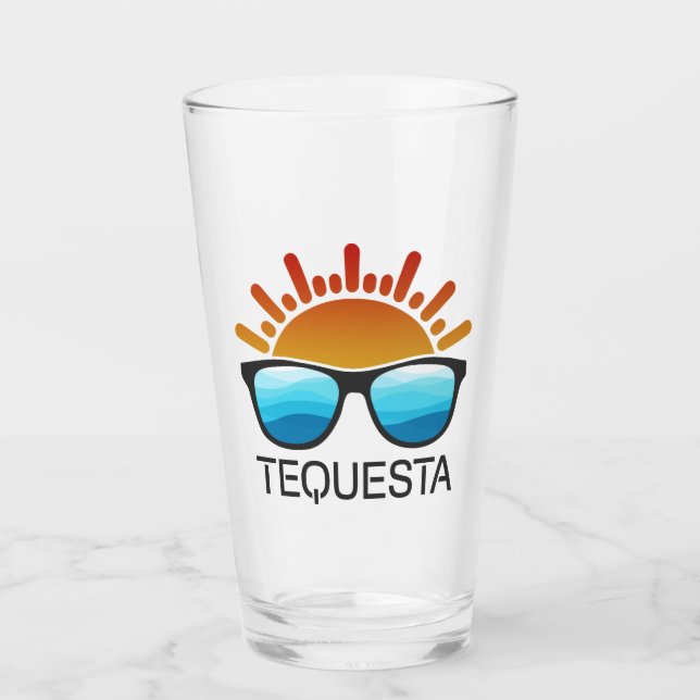 Tequesta Florida Sonnenbrille Glas (Vorderseite)