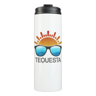 Tequesta Florida Sonnenbrille Thermosbecher