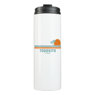 Tequesta Florida Sonnenpalmen Thermosbecher