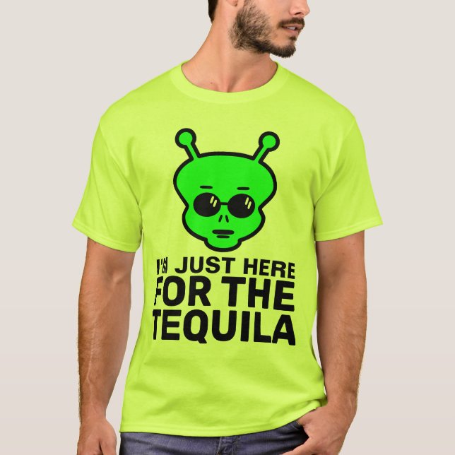 TEQUILA ALIEN T - SHIRT (Vorderseite)