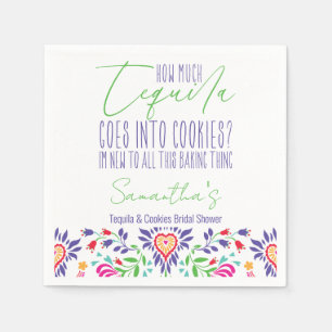 Tequila & Cookies Baking Class Brautparty Party Serviette