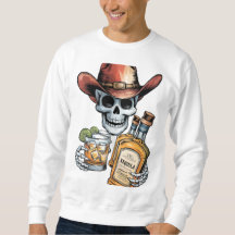 Tequila Cowboy Skull | Western Whiskey Party Desig