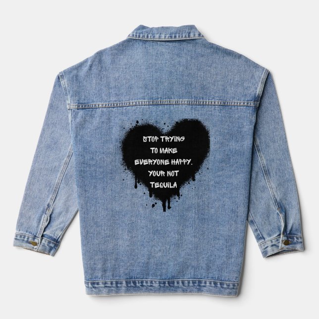 TEQUILA DENIM-JACKE  JEANSJACKE (Rückseite)