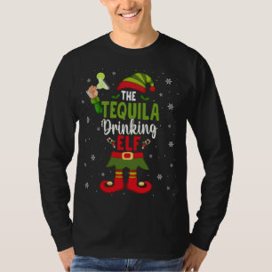 Tequila Drink ELF Matching Family Weihnachten T-Shirt