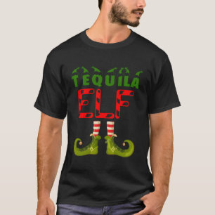 Tequila Elf Funny Group Matching Family Pajamas Fo T-Shirt