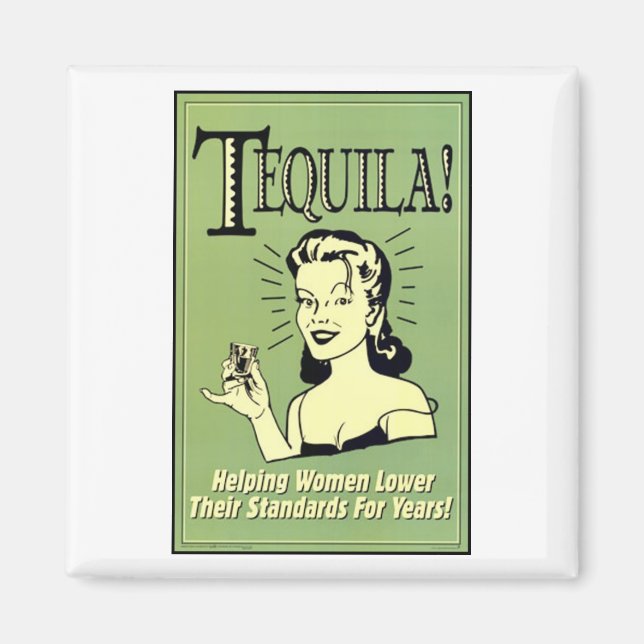 Tequila - Frauen helfen, ihren Standard für Magnet (Vorne)