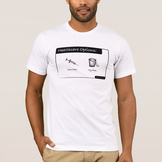 Tequila-Gesundheitswesen-Plan T-Shirt (Vorderseite)