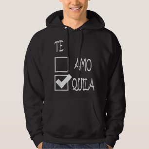 Tequila ist mein Valentine Funny Anti-Valentinstag Hoodie