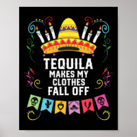 Tequila lässt meine Kleidung vom alkoholischen Teq