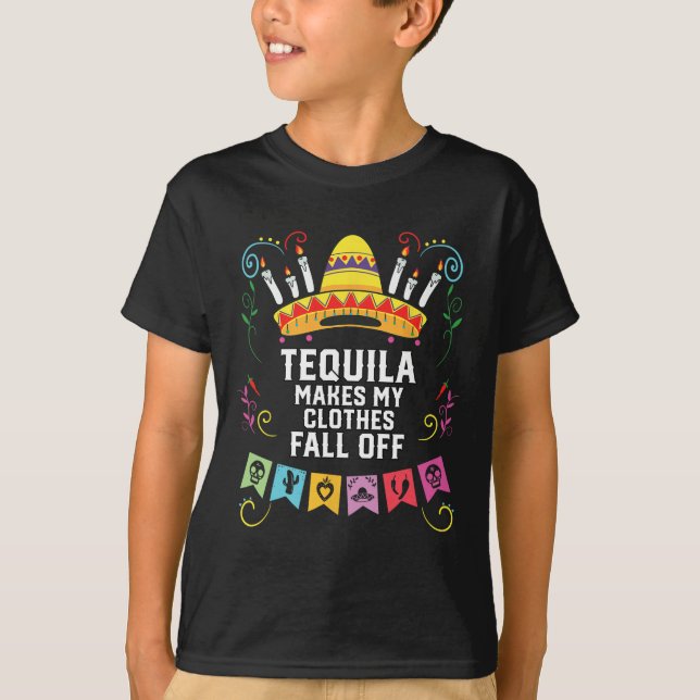 Tequila lässt meine Kleidung vom alkoholischen Teq T-Shirt (Vorderseite)