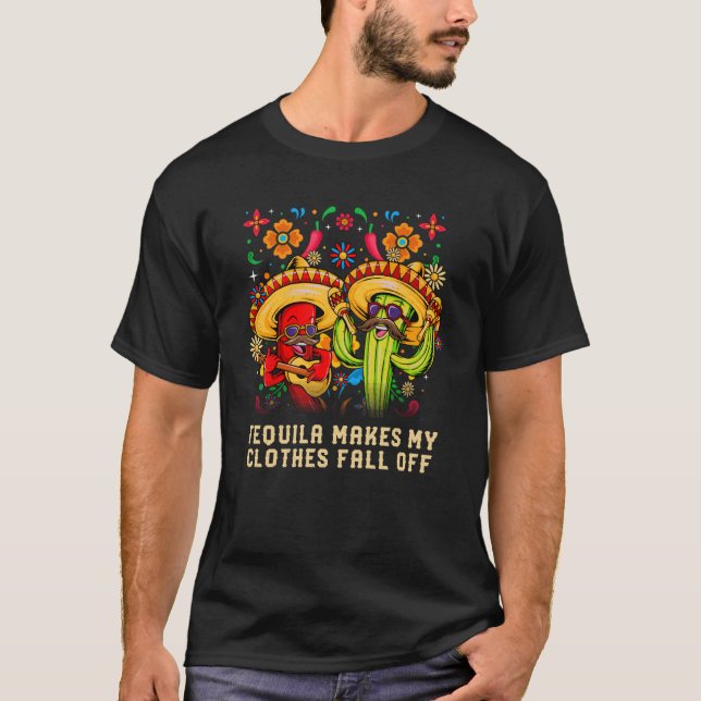 Tequila lässt meine Kleidung vom mexikanischen Spa T-Shirt (Vorderseite)
