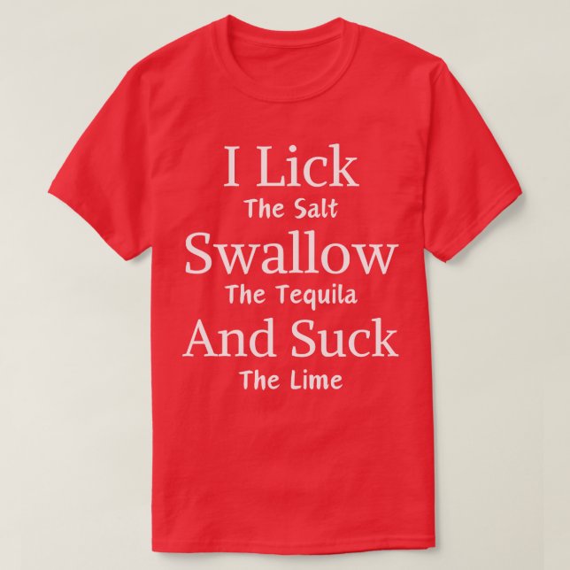 Tequila Liebhaber T-Shirt (Design vorne)