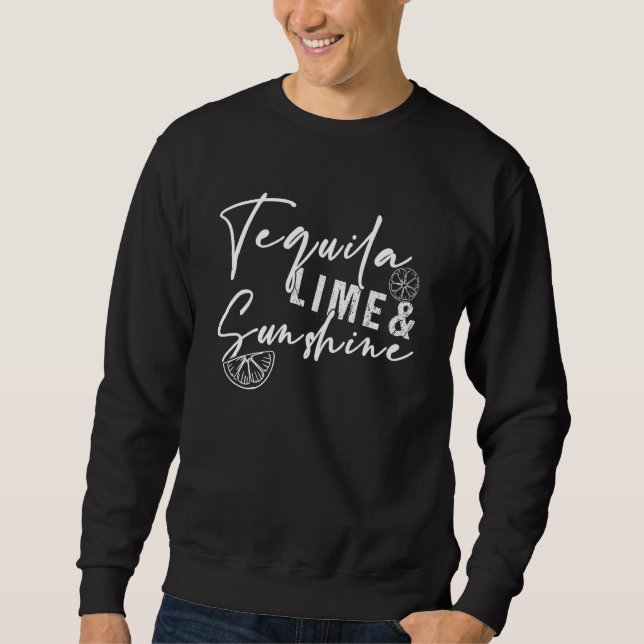 Tequila Lime & Sunshine Making Memories Vacay Mode Sweatshirt (Vorderseite)
