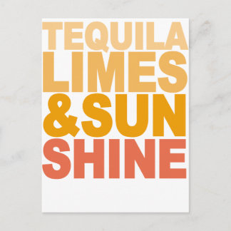 TEQUILA LIMES AND SUN SHINE M.pnng Postkarte