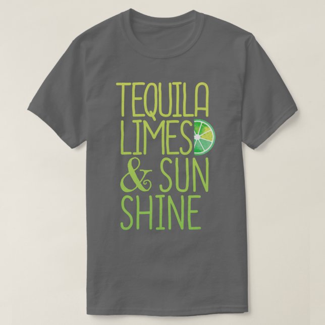 Tequila Limes Sunshine T-Shirt (Design vorne)