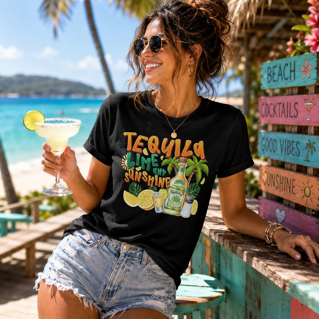 Tequila, Limette & Sonnenschein  Tri-Blend Shirt (Von Creator hochgeladen)
