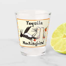 Tequila Mockingbird literarischer Witz Schnapsglas
