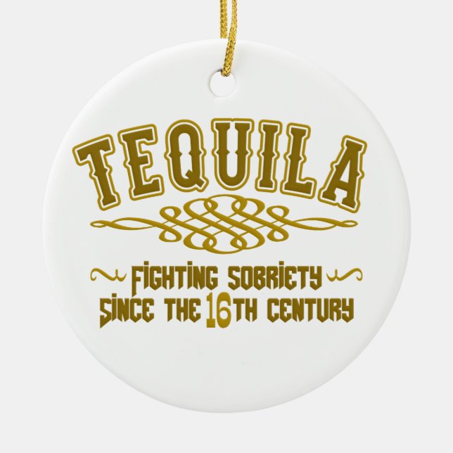 TEQUILA-Ornament Keramikornament (Vorne)