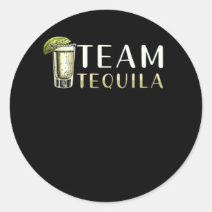 Tequila Party Team Runder Aufkleber