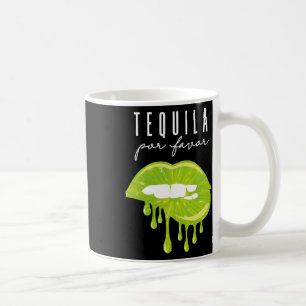 Tequila Por Bevorzugung Limone Lippen Erwachsene t Kaffeetasse