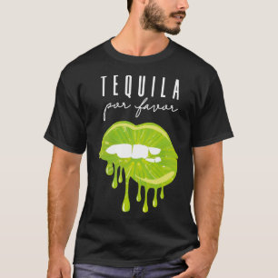 Tequila Por Bevorzugung Limone Lippen Erwachsene t T-Shirt