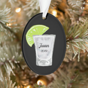 Tequila Shot Personalisiert Ornament