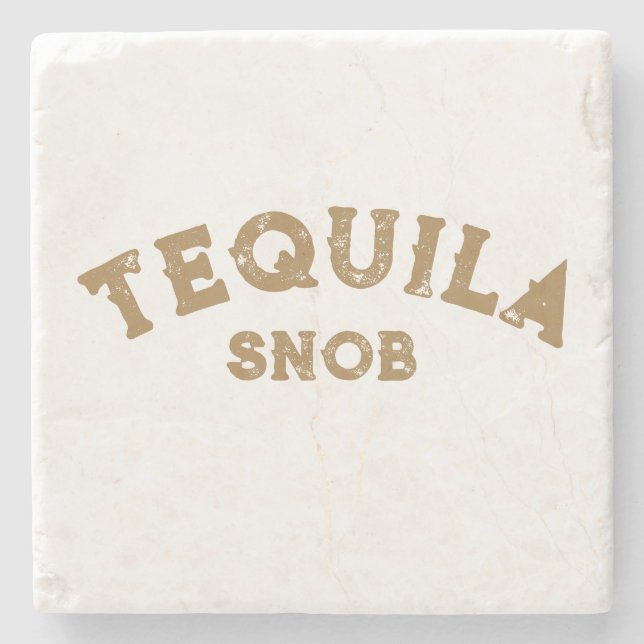 Tequila Snob Stone Untersetzer (Vorderseite)
