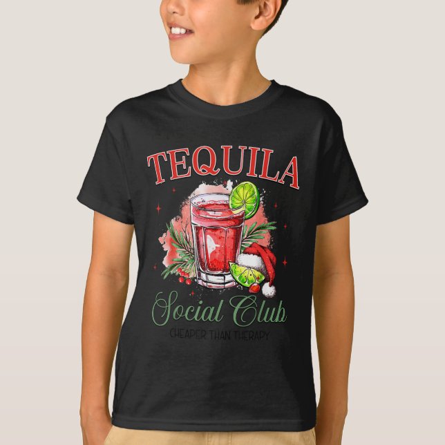 Tequila Social Club Tequila Tail Club Drinking Chr T-Shirt (Vorderseite)