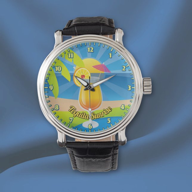Tequila-Sonnenaufgang Armbanduhr (Von Creator hochgeladen)