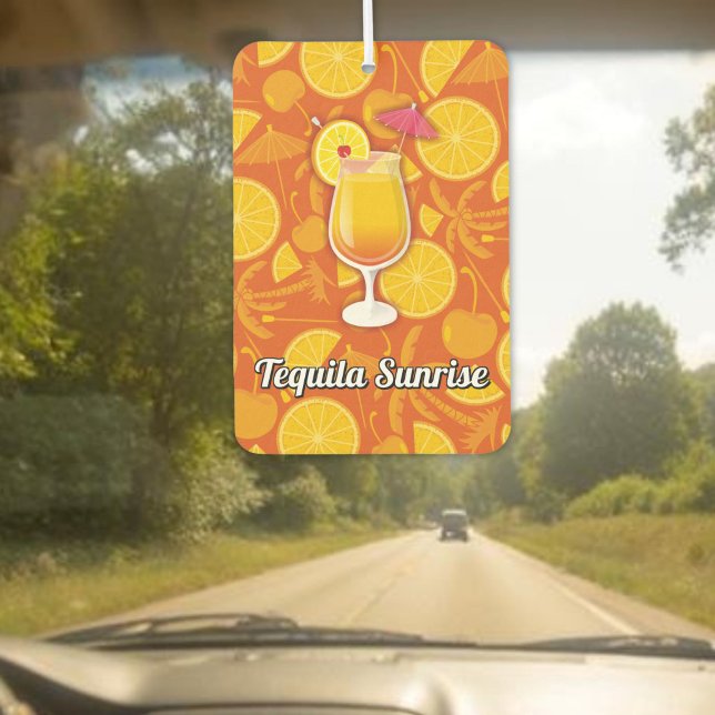 Tequila-Sonnenaufgang Autolufterfrischer (Von Creator hochgeladen)