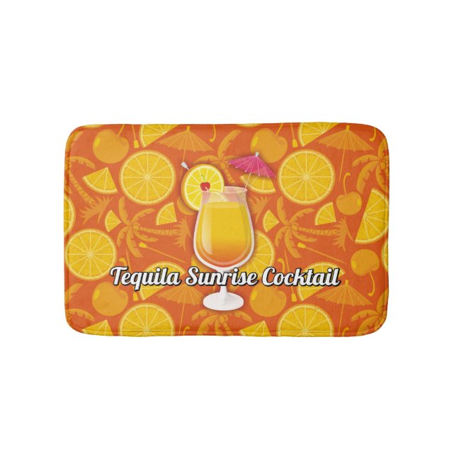 Tequila-Sonnenaufgang Badematte (Vorderseite)