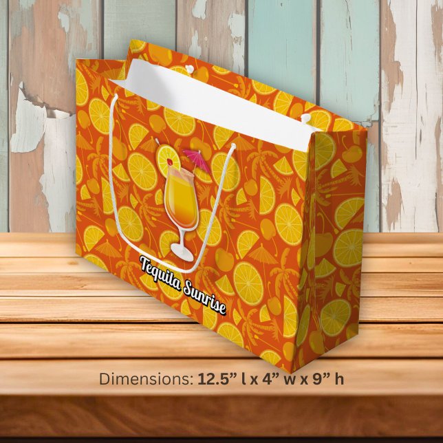 Tequila-Sonnenaufgang Große Geschenktüte (Von Creator hochgeladen)