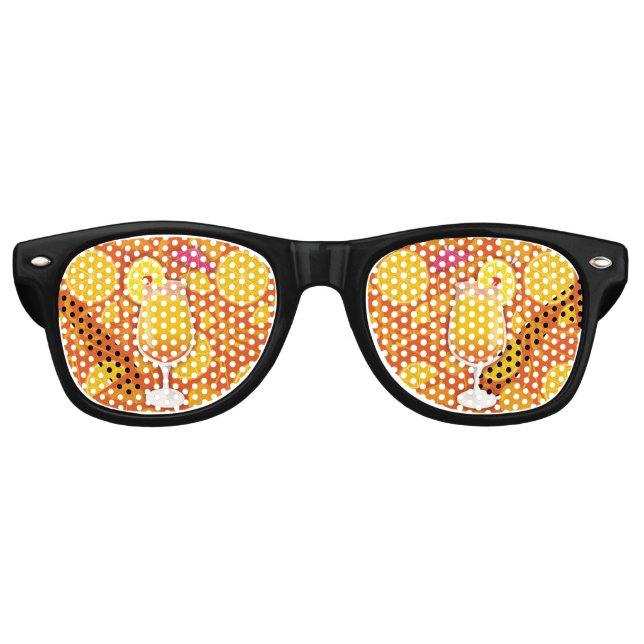 Tequila-Sonnenaufgang Partybrille (Vorderseite)