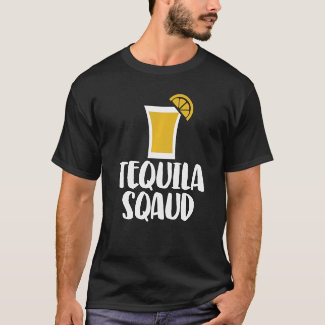 Tequila Squad Liebe Drink Cocktail T-Shirt (Vorderseite)