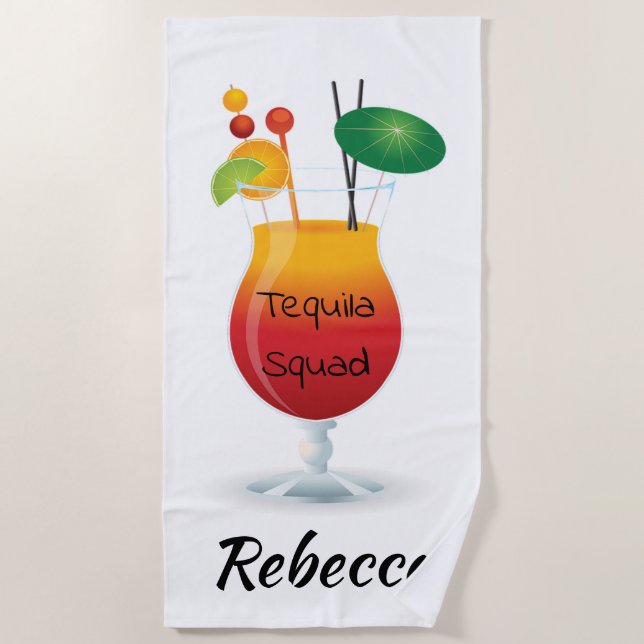Tequila Squad Strandtuch (Vorderseite)