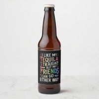 Tequila Straight Friends gehen entweder zu Funny L