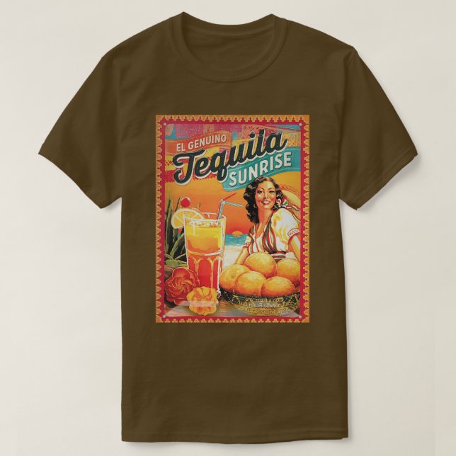 Tequila Sunrise 2 T-Shirt (Design vorne)