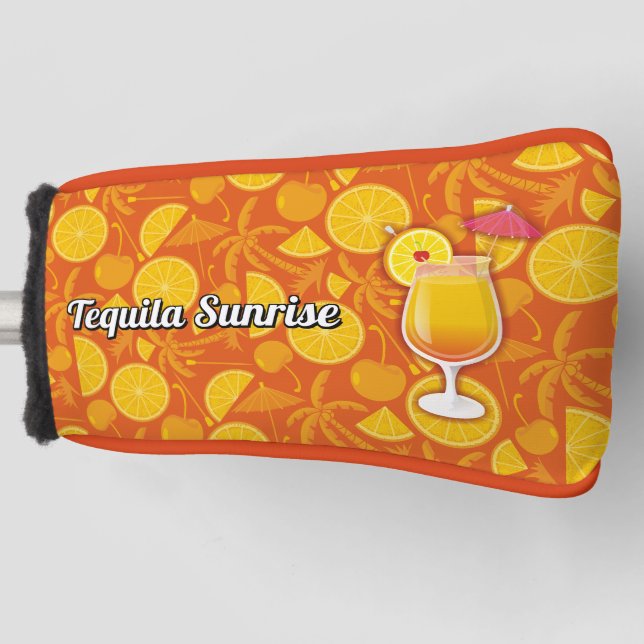 Tequila Sunrise Cocktail Golf Headcover (Vorderseite)