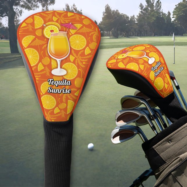 Tequila Sunrise Cocktail Golf Headcover (Von Creator hochgeladen)
