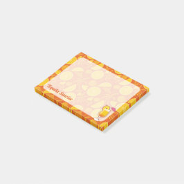 Tequila Sunrise Cocktail Post-it Klebezettel