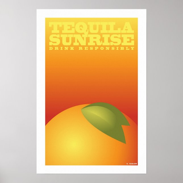 Tequila Sunrise (kleines Poster) Poster (Vorne)