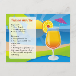 Tequila Sunrise Postkarte